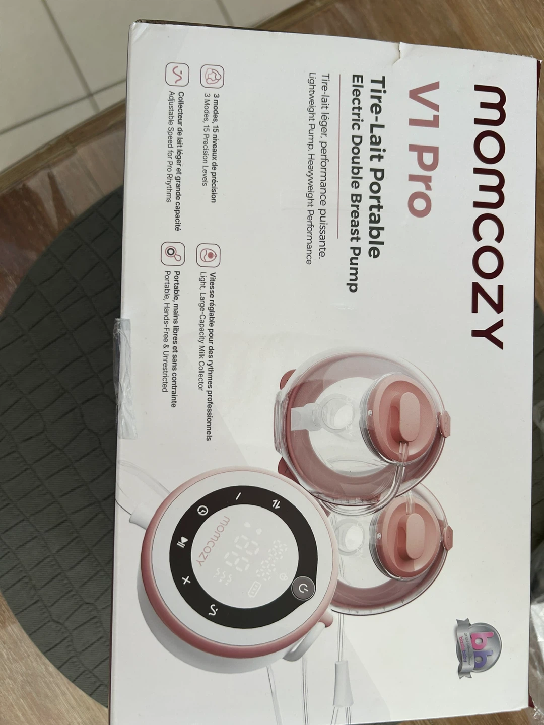 Momcozy V1 Pro Breast Pumps - Cozy Red - photo 2