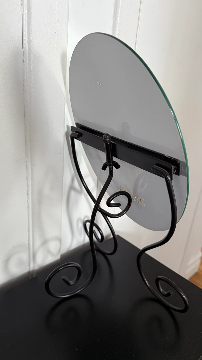 Miroir décoratif ovale sur pied - photo 2