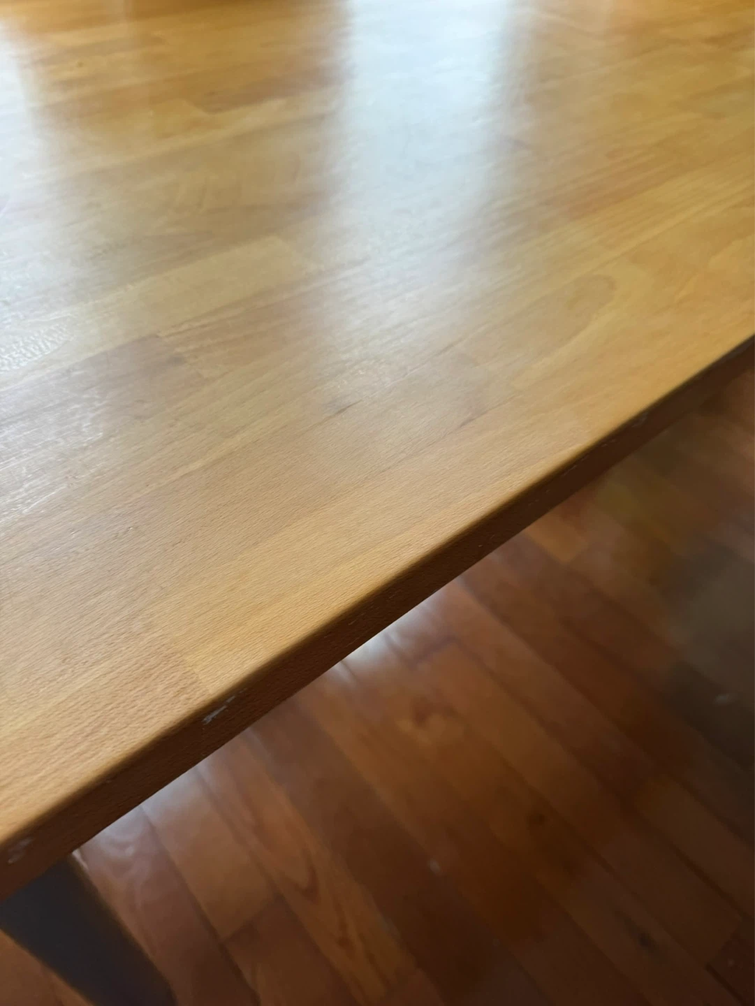 Wooden Table with Metal Legs - desk - photo 4