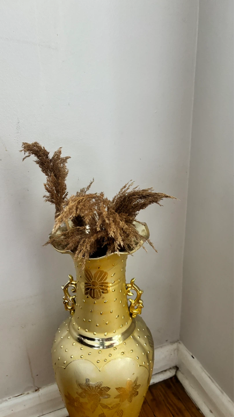 Gold Decorative Vase with Handles - photo 3