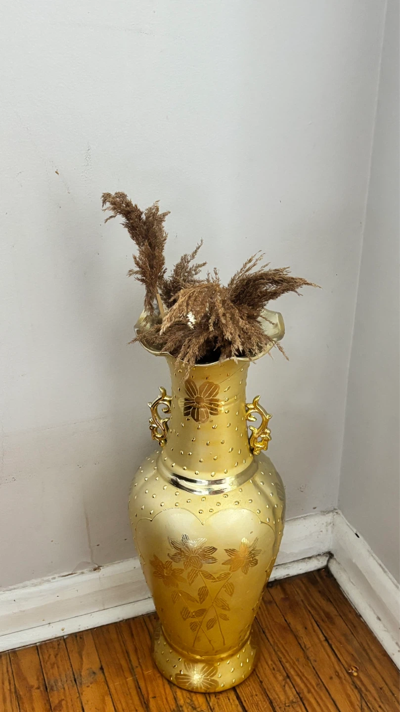 Gold Decorative Vase with Handles - photo 4