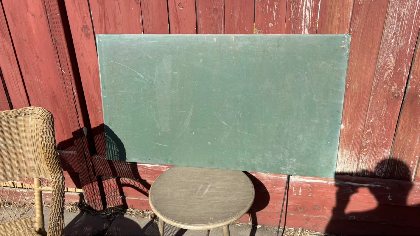 Green Metal Sign / Panel - photo 2