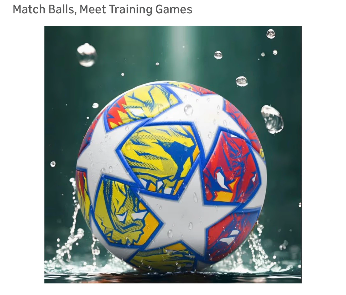Soccer Ball - Training & Match Play