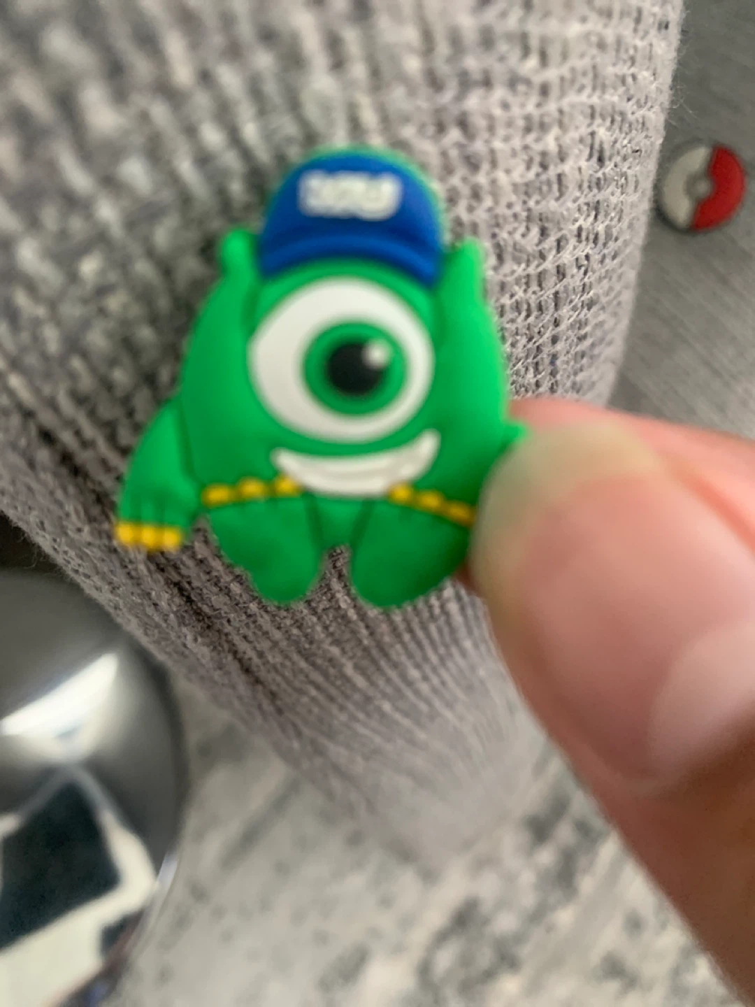 Green Monster Shoe Charm