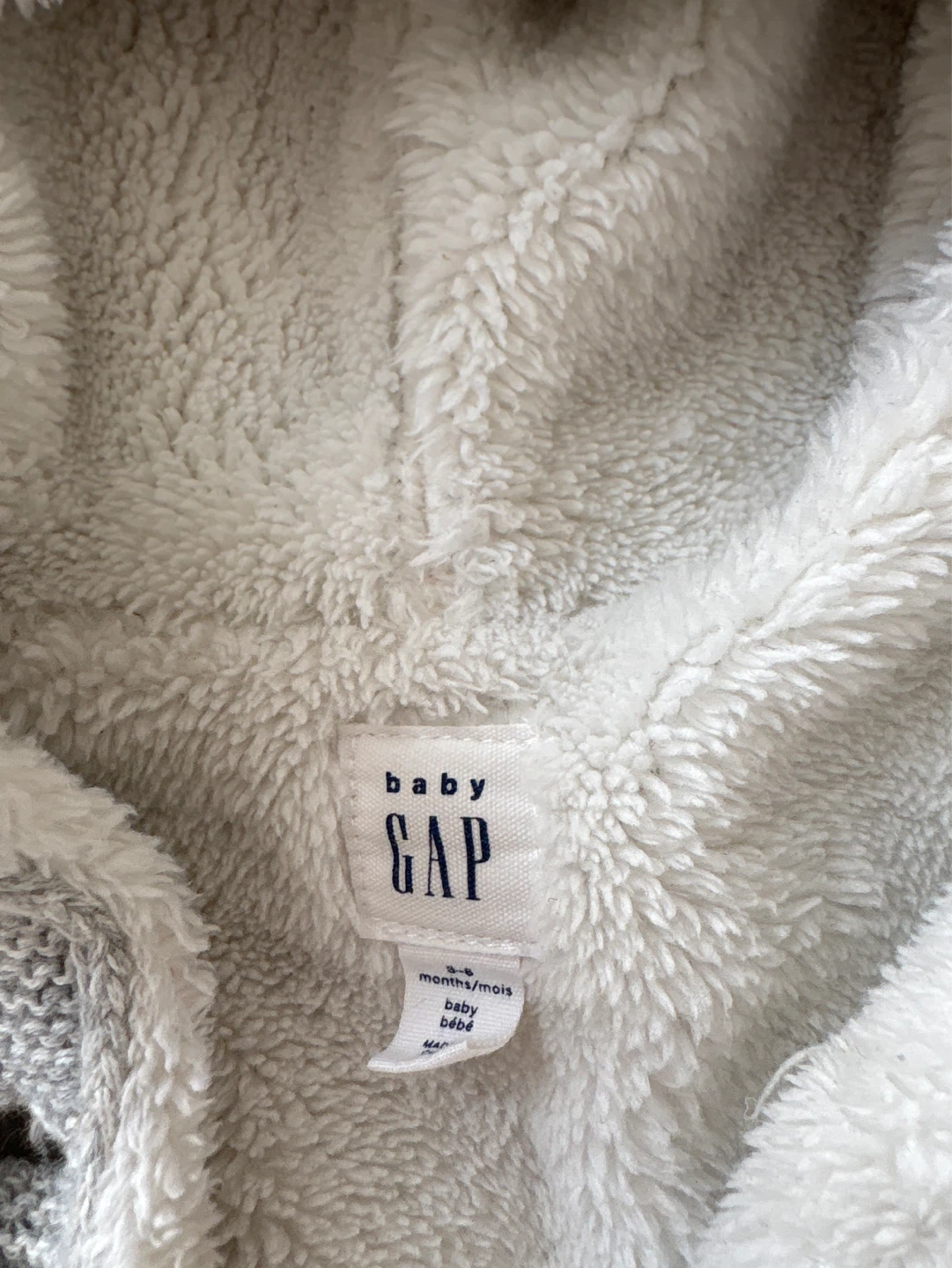 Baby Gap Grey Knit Cardigan & Joe Fresh Puffer Vest - photo 3