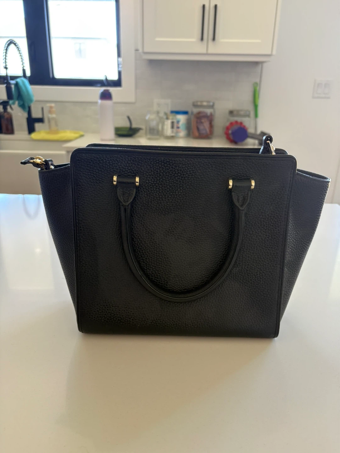Kate Spade Black Leather Satchel Handbag - photo 2