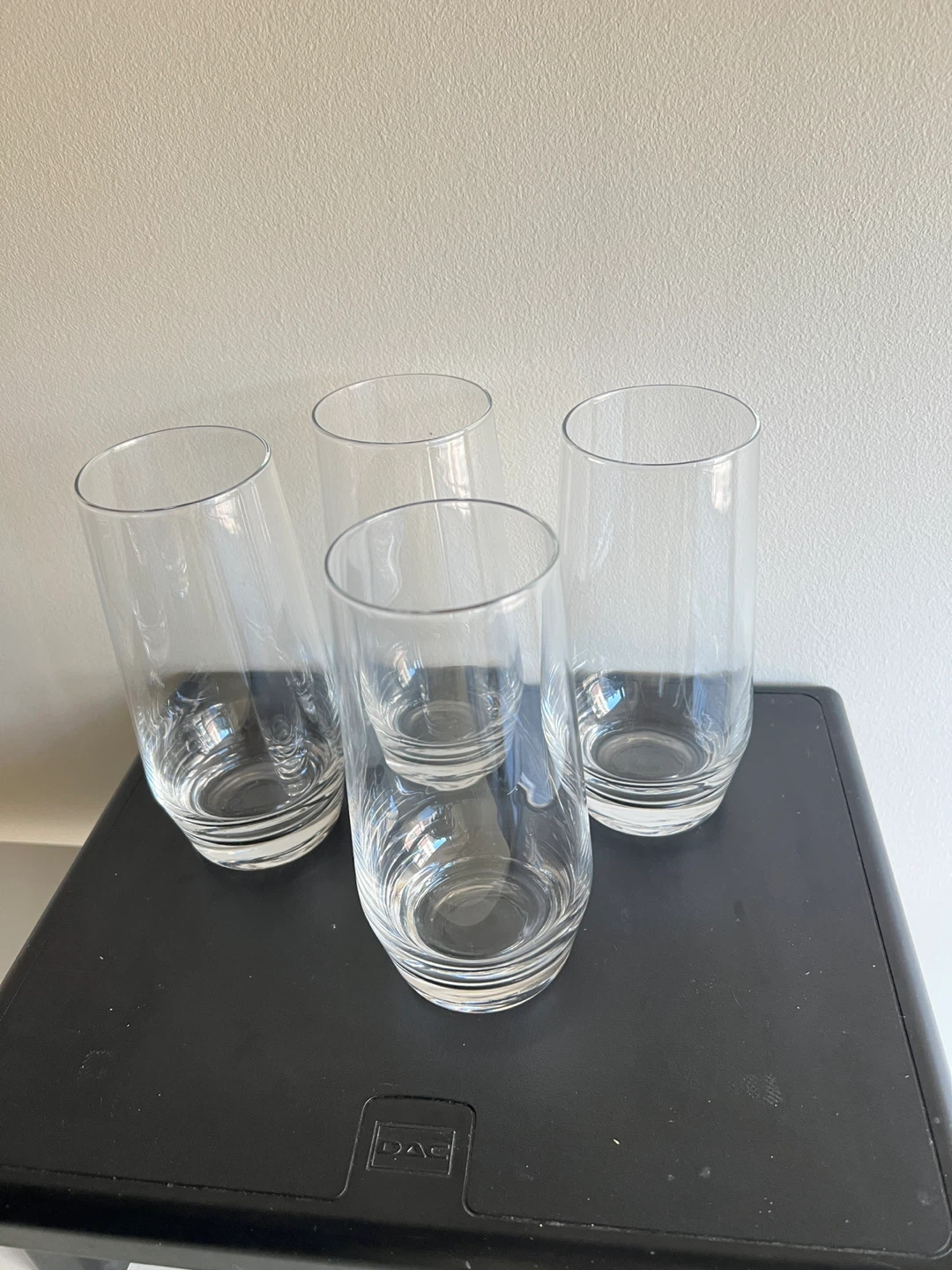Set of 4 Clear Glasses - photo 2
