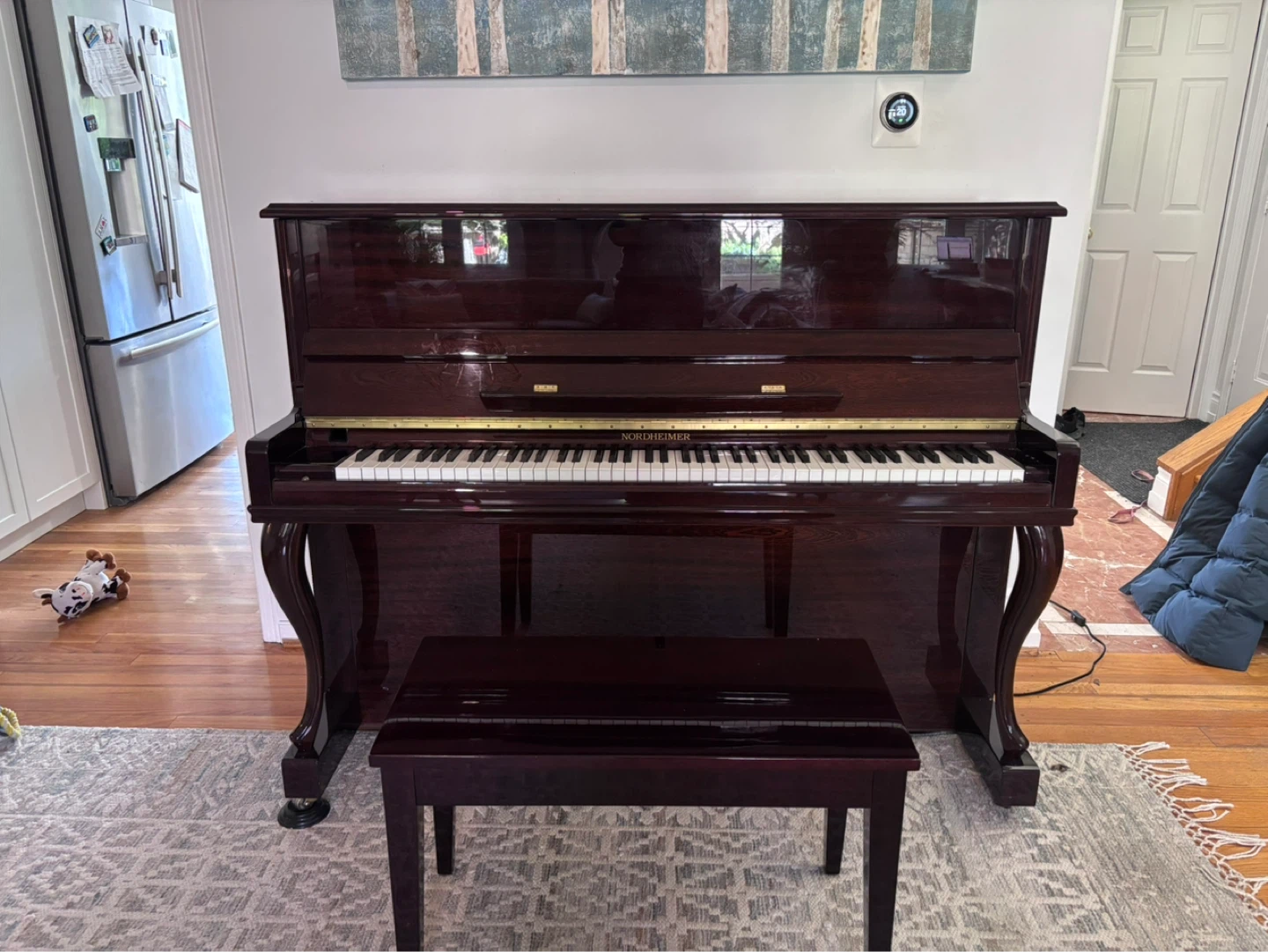 Nordheimer 117F Upright Piano with Bench - photo 2
