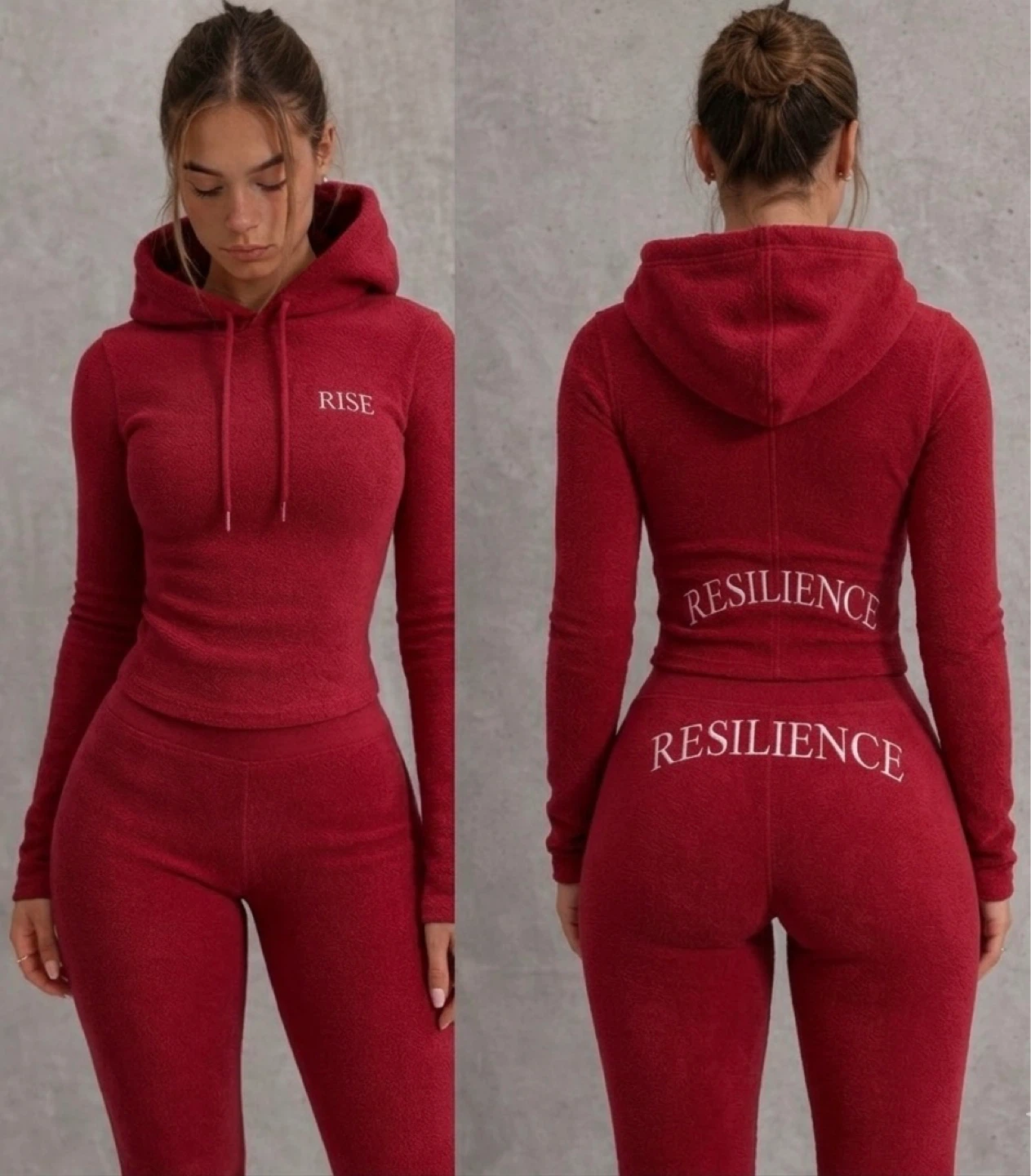 RISE Activewear Set - Hoodie & Bell Bottom Pants - photo 2