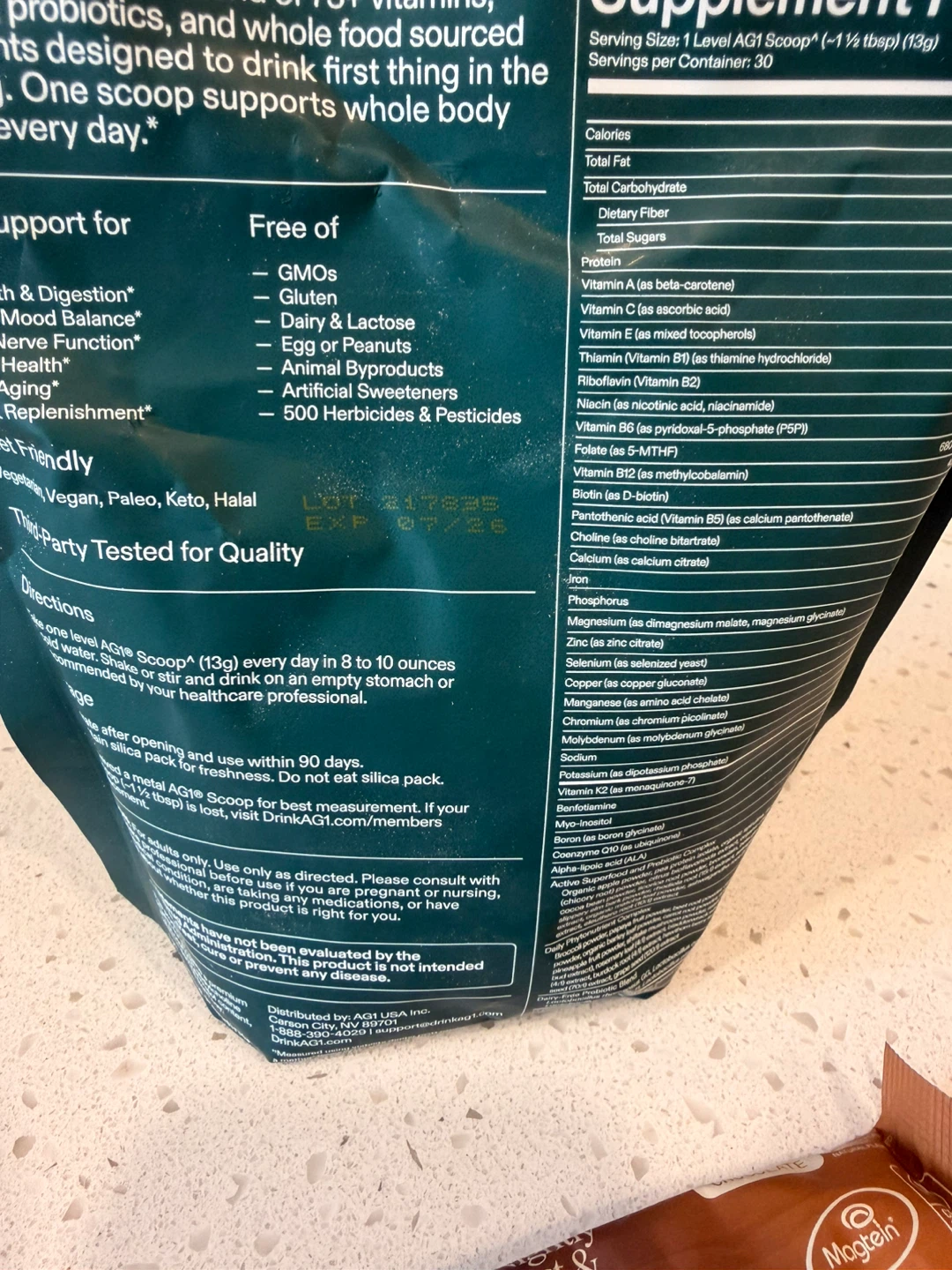 AG1 Next Gen Daily Foundational Nutrition Supplement - photo 2