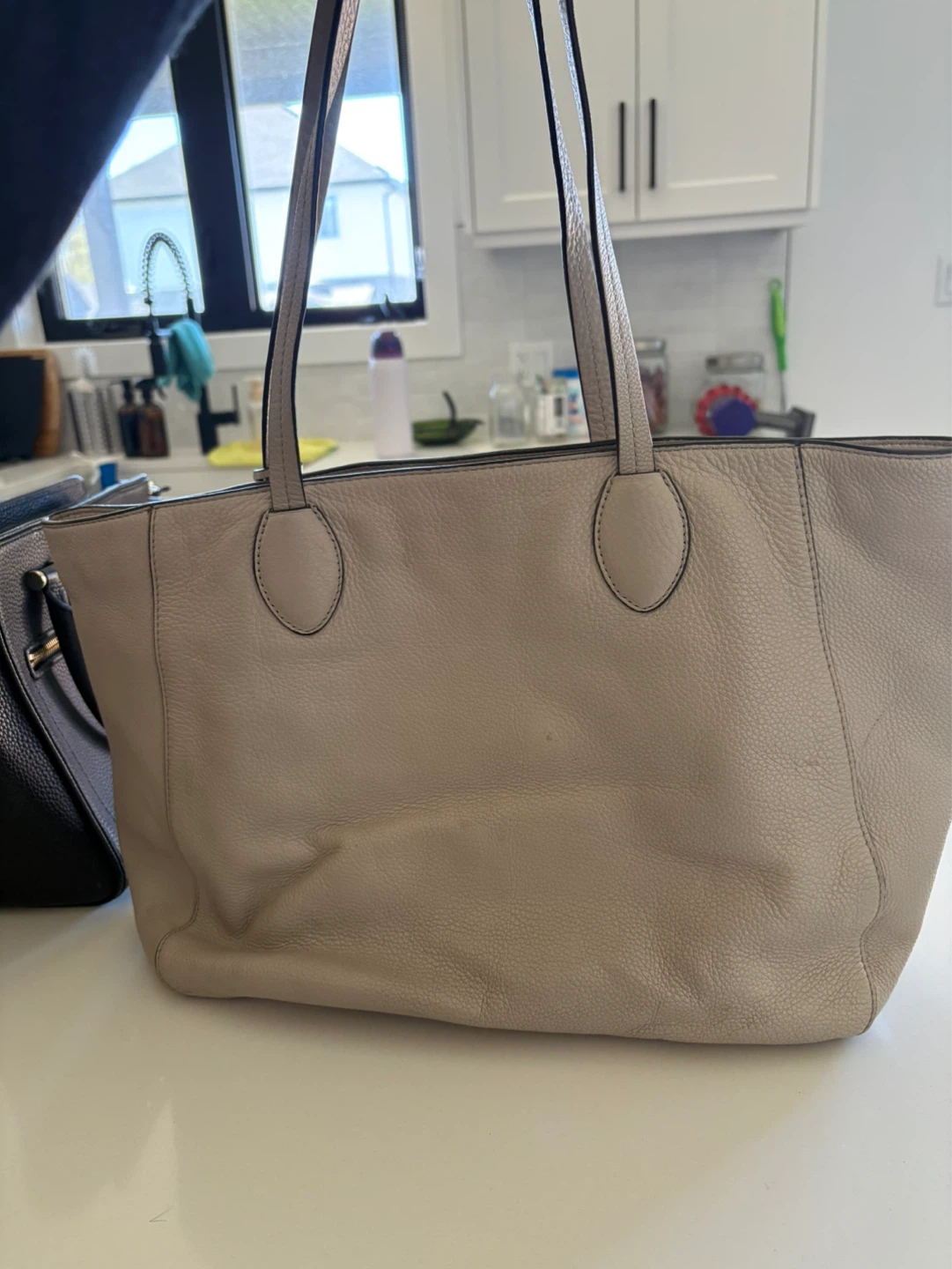Michael Kors Grey Leather Tote Bag - photo 2