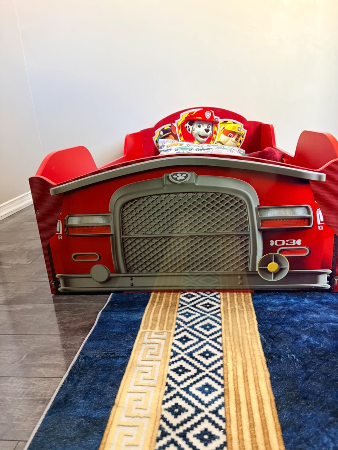 Paw Patrol Marshall Fire Truck Toddler Bed