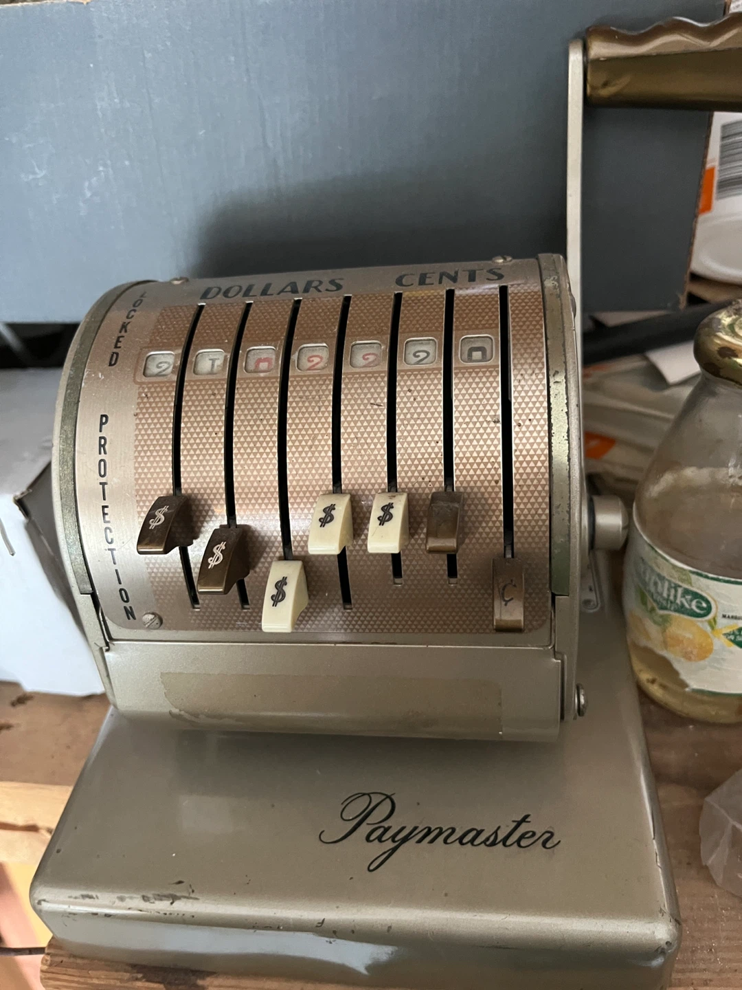 Vintage Paymaster Cash Register