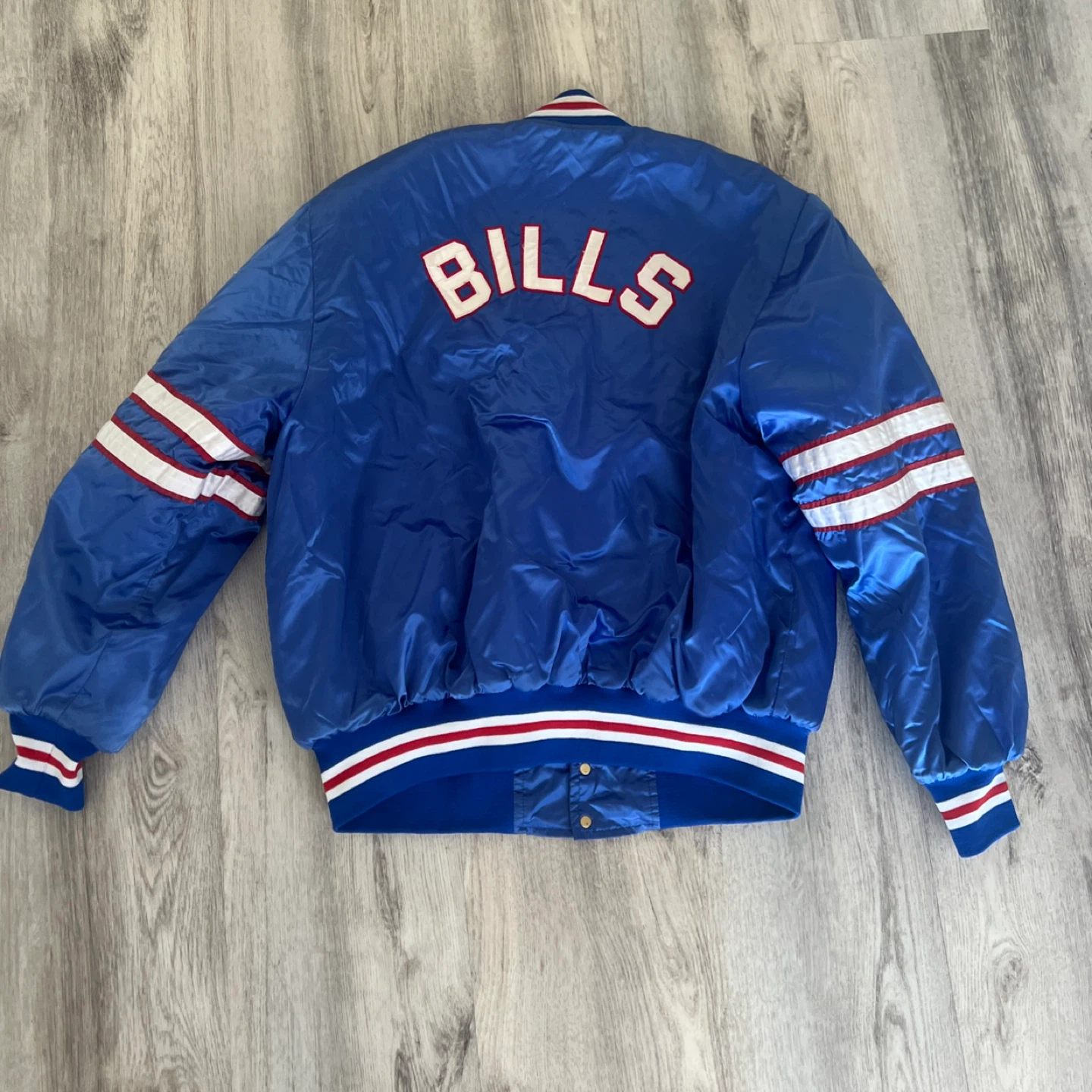 Buffalo Bills NFL Satin Bomber Jacket - photo 2
