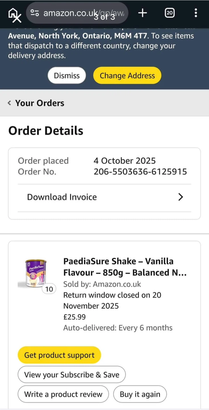 Abbott PediaSure Shake Vanilla Flavour 850g - photo 3