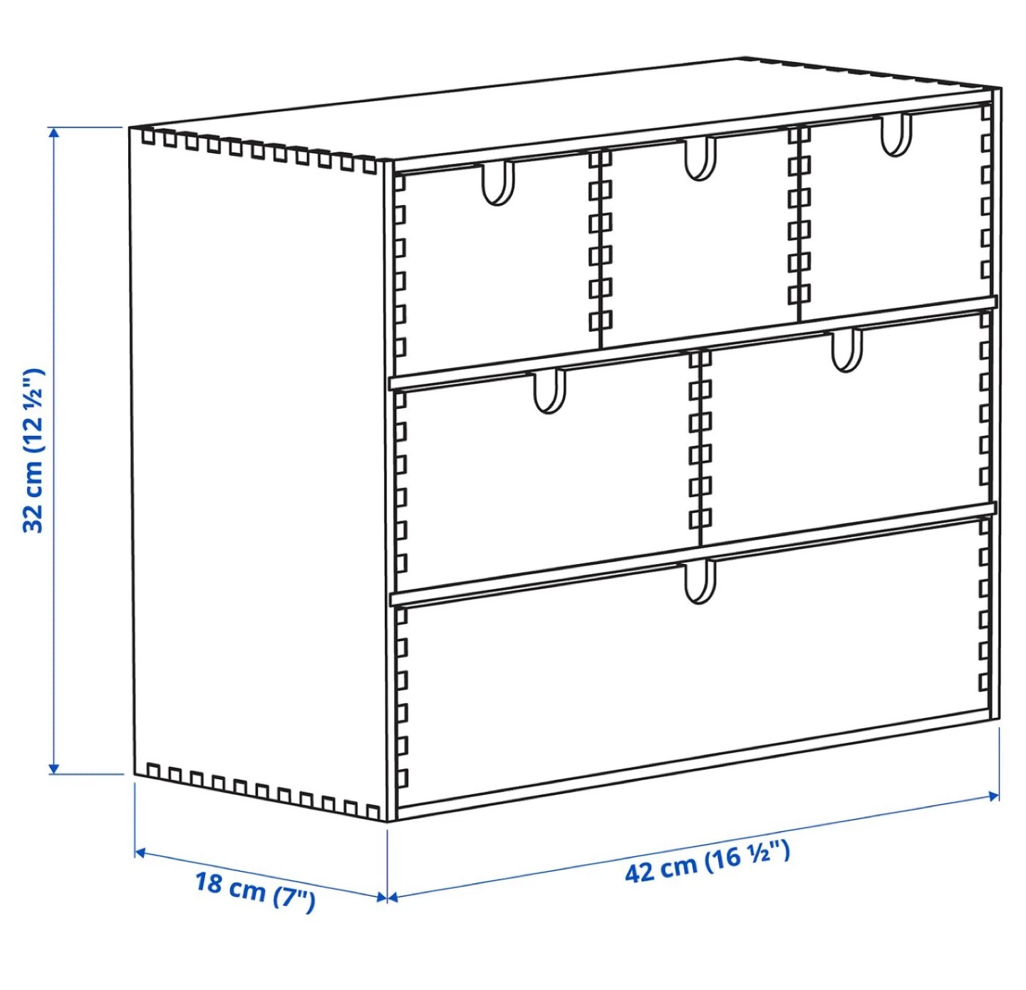 IKEA MOPPE Mini chest storage - photo 3