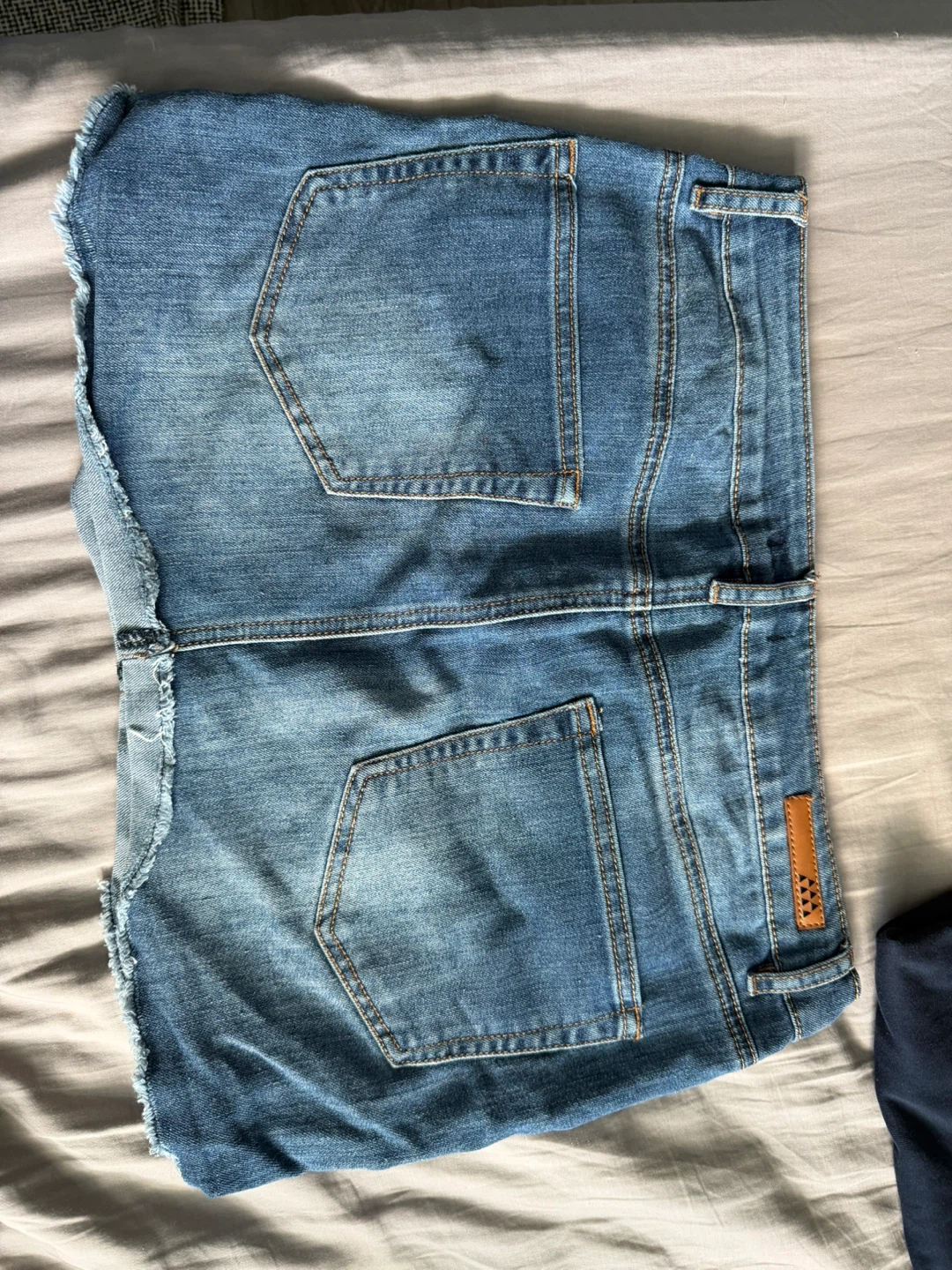 Denim mini skirt - photo 2
