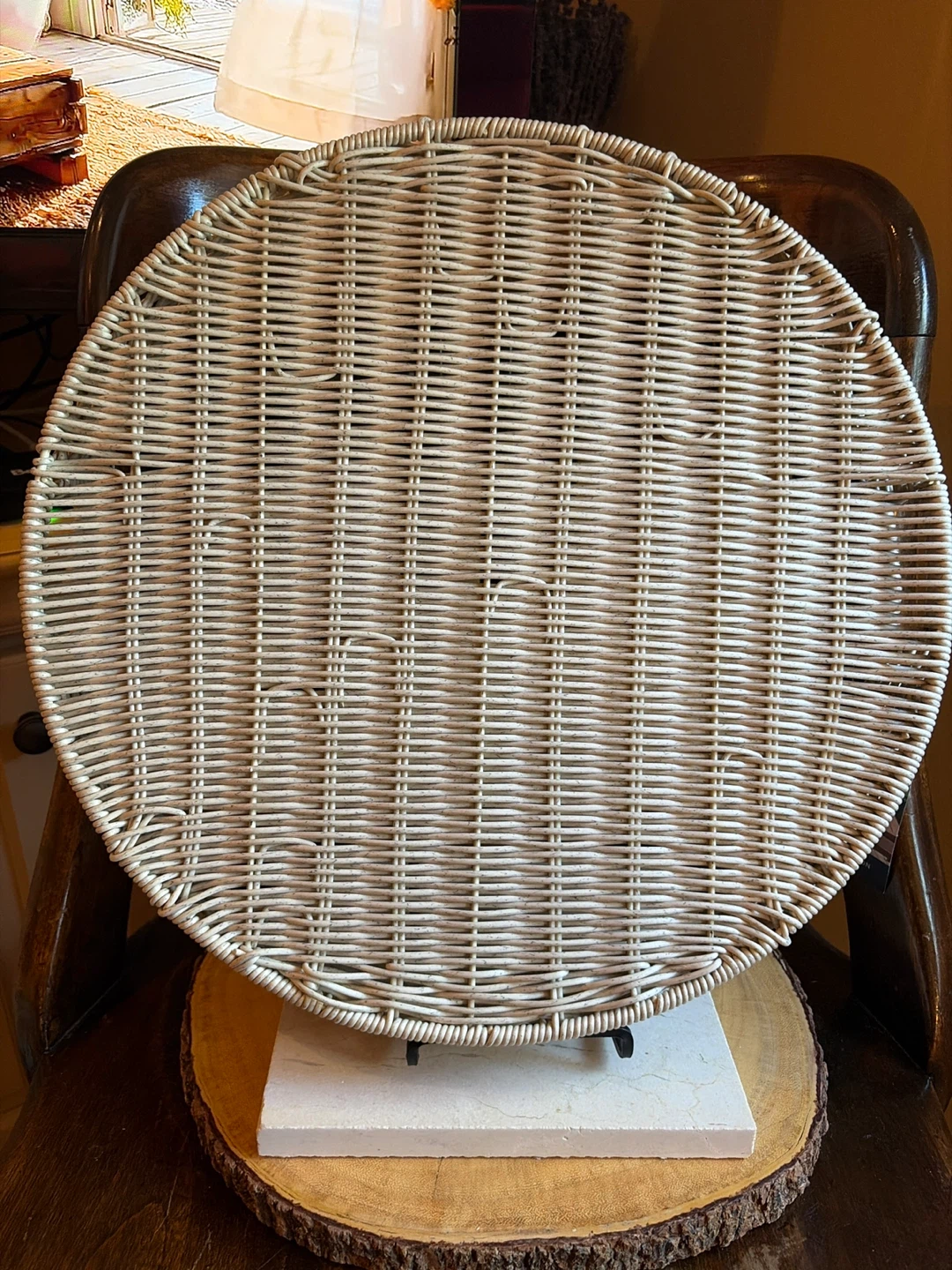 BNWT Nautica Home Outdoor Resin Woven Tray - photo 4