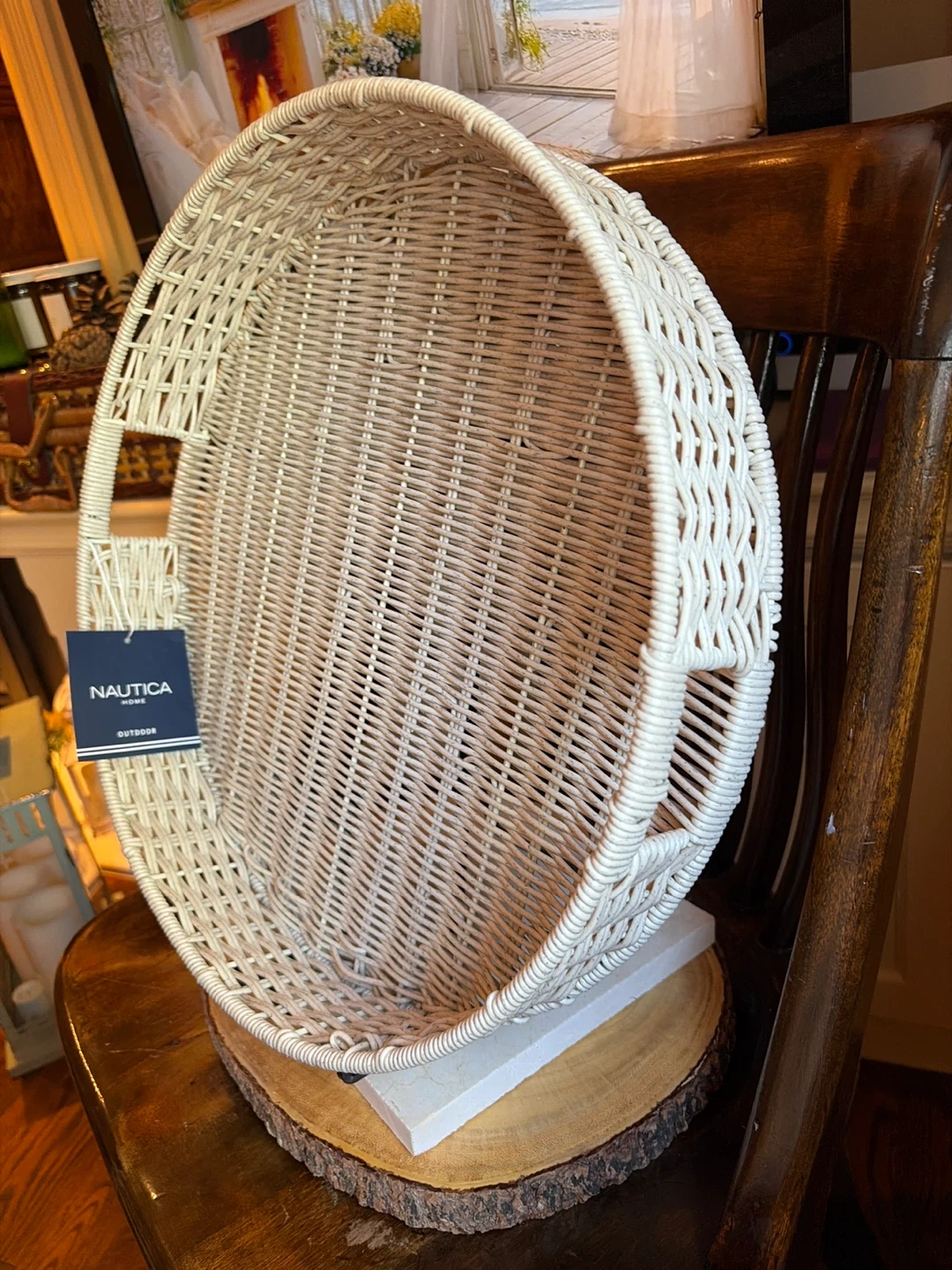 BNWT Nautica Home Outdoor Resin Woven Tray - photo 5