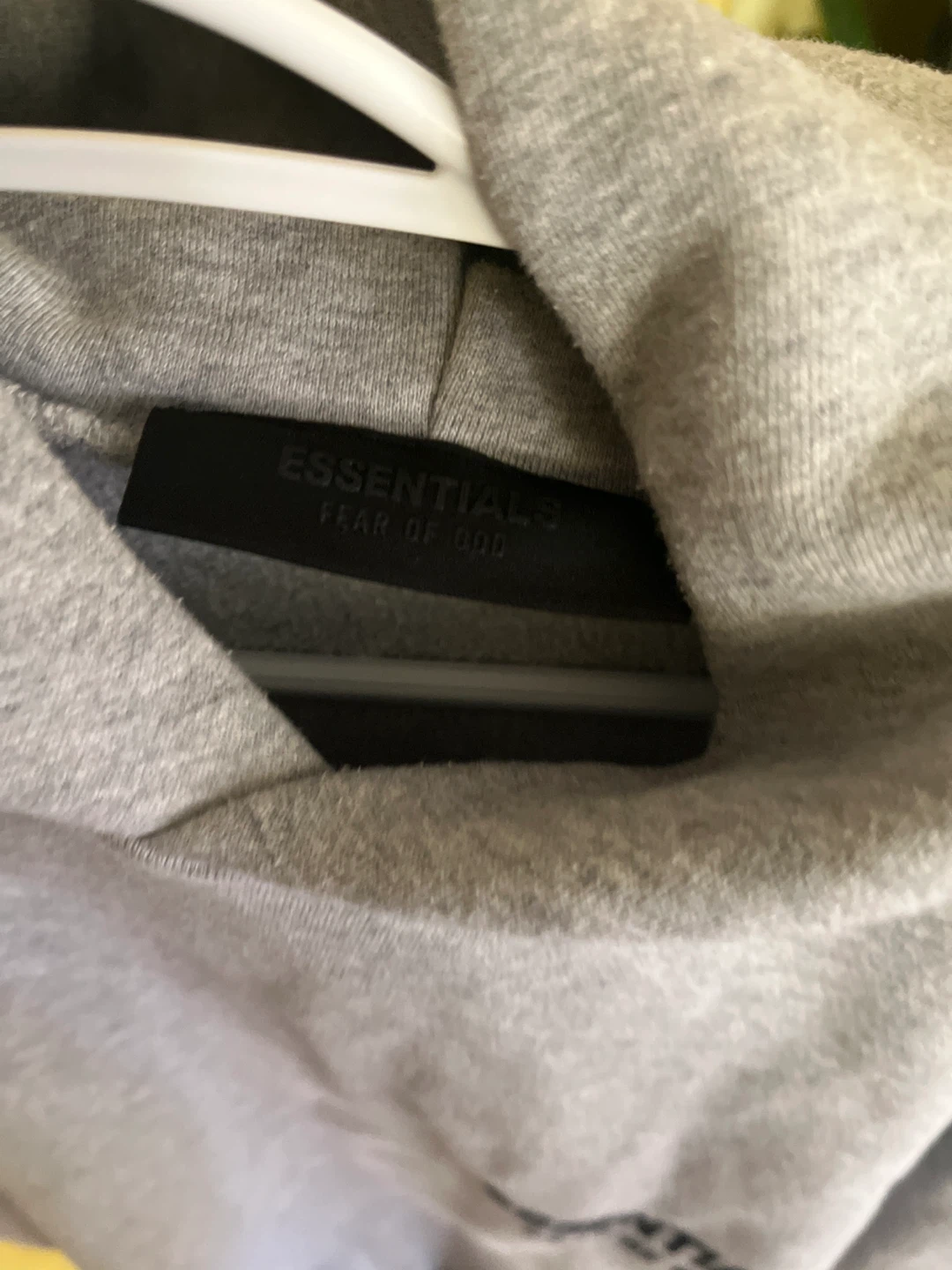 ESSENTIALS Fear of God Grey Hoodie - photo 3