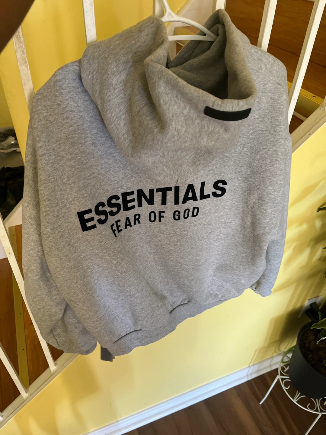 ESSENTIALS Fear of God Grey Hoodie - photo 2