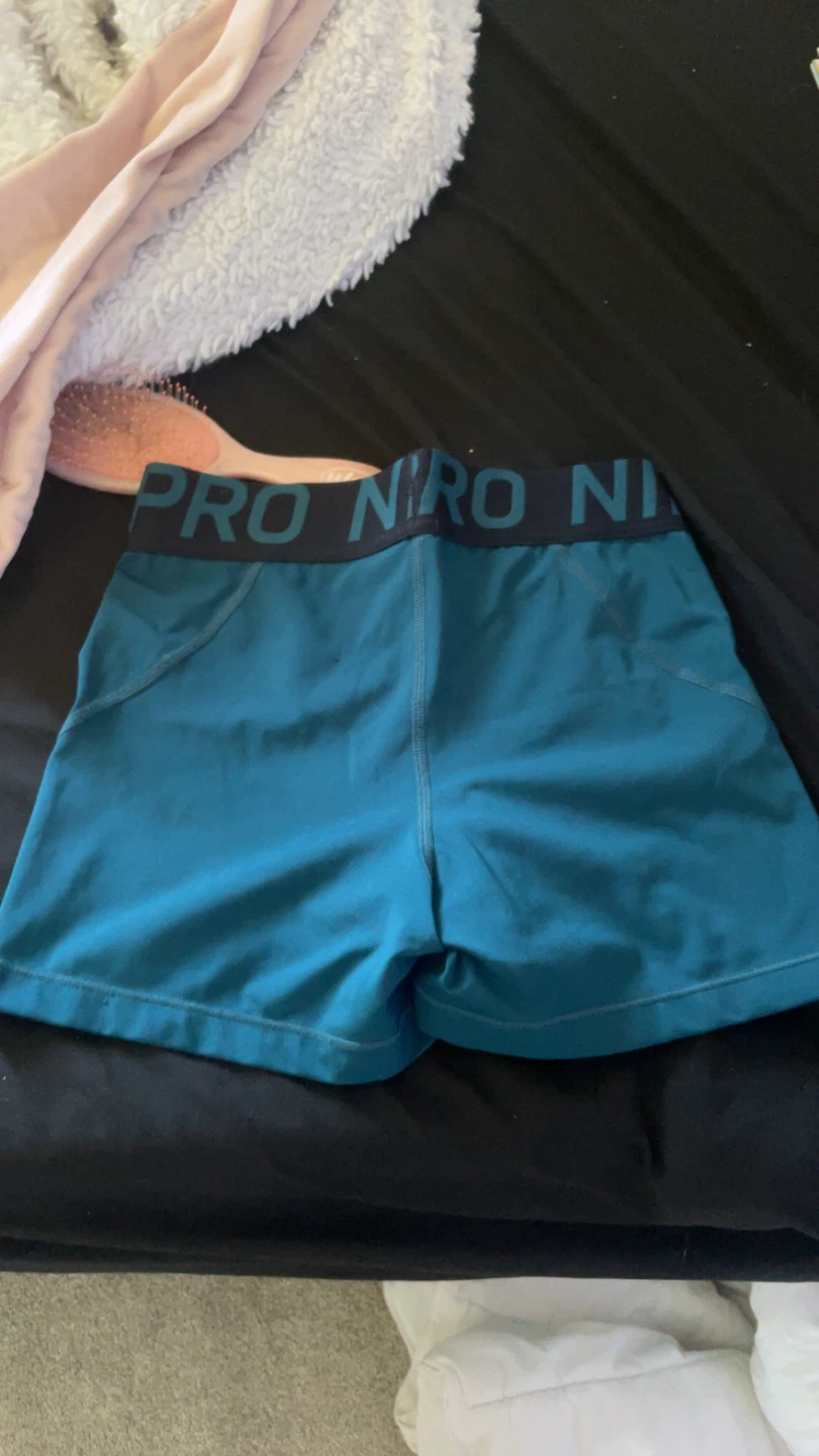 Nike Pro Dark Teal Compression Shorts - photo 2