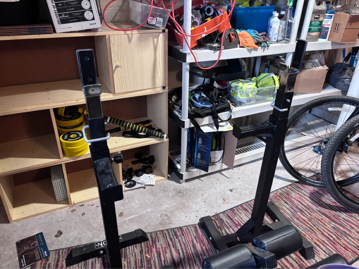 Workout bench, weights pull up bars GONE (subject to pickup) - photo 2