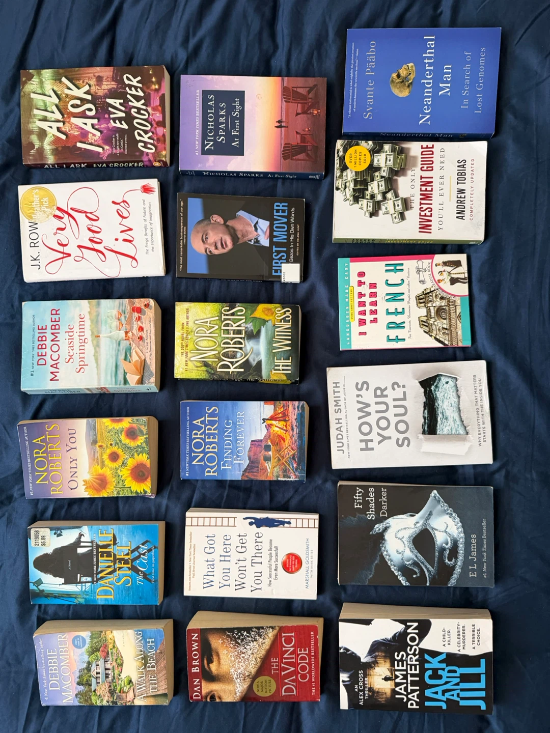 Assorted Books - Nora Roberts, Debbie Macomber, Danielle Steel