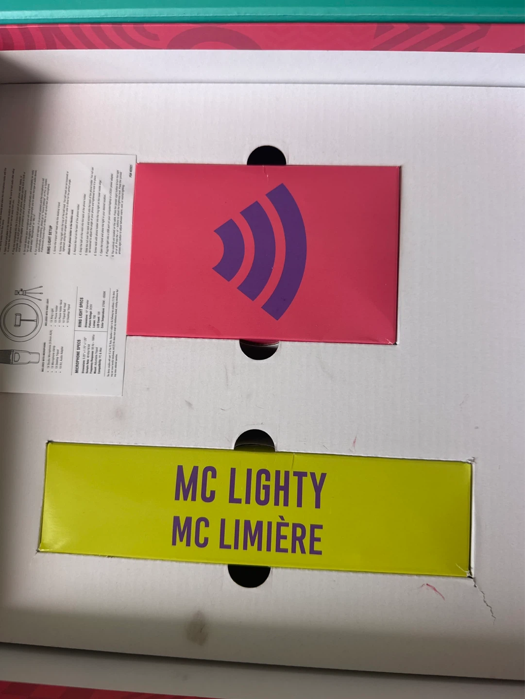 MC Streamy OR2400 Ring Light & Microphone Combo - photo 3