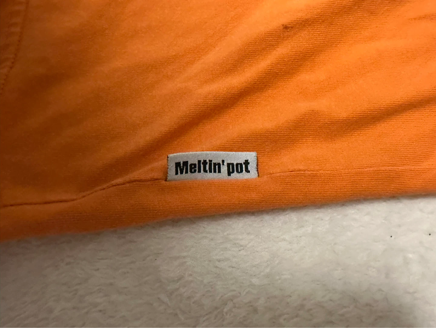 Meltin' Pot Orange Long Sleeve T-Shirt Size L - photo 2