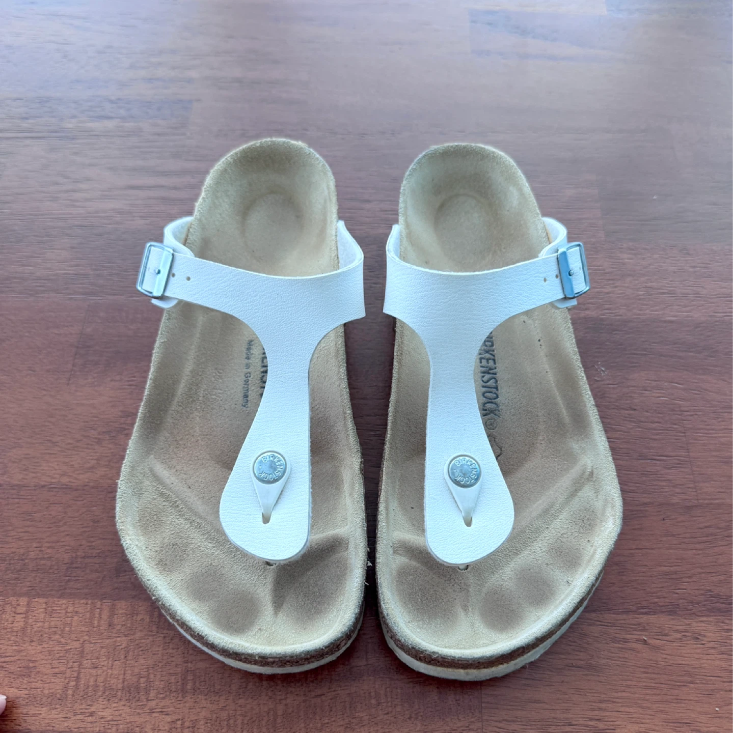 Birkenstock Gizeh Sandals White Size 40