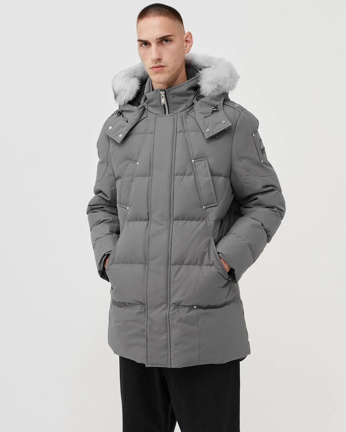 Moose Knuckles Grey Cloud Parka