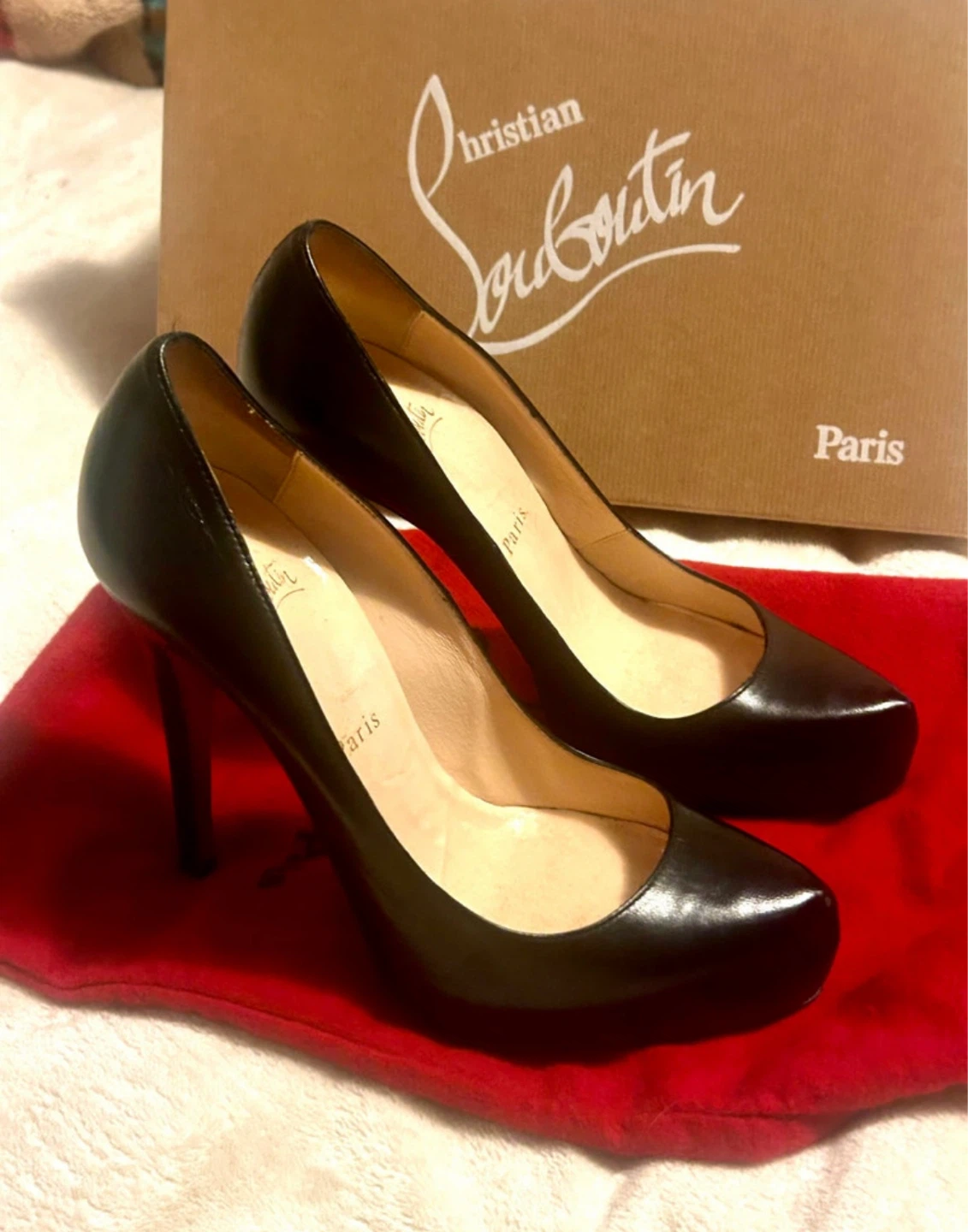 SALE Christian Louboutin Rolando Platform Heels