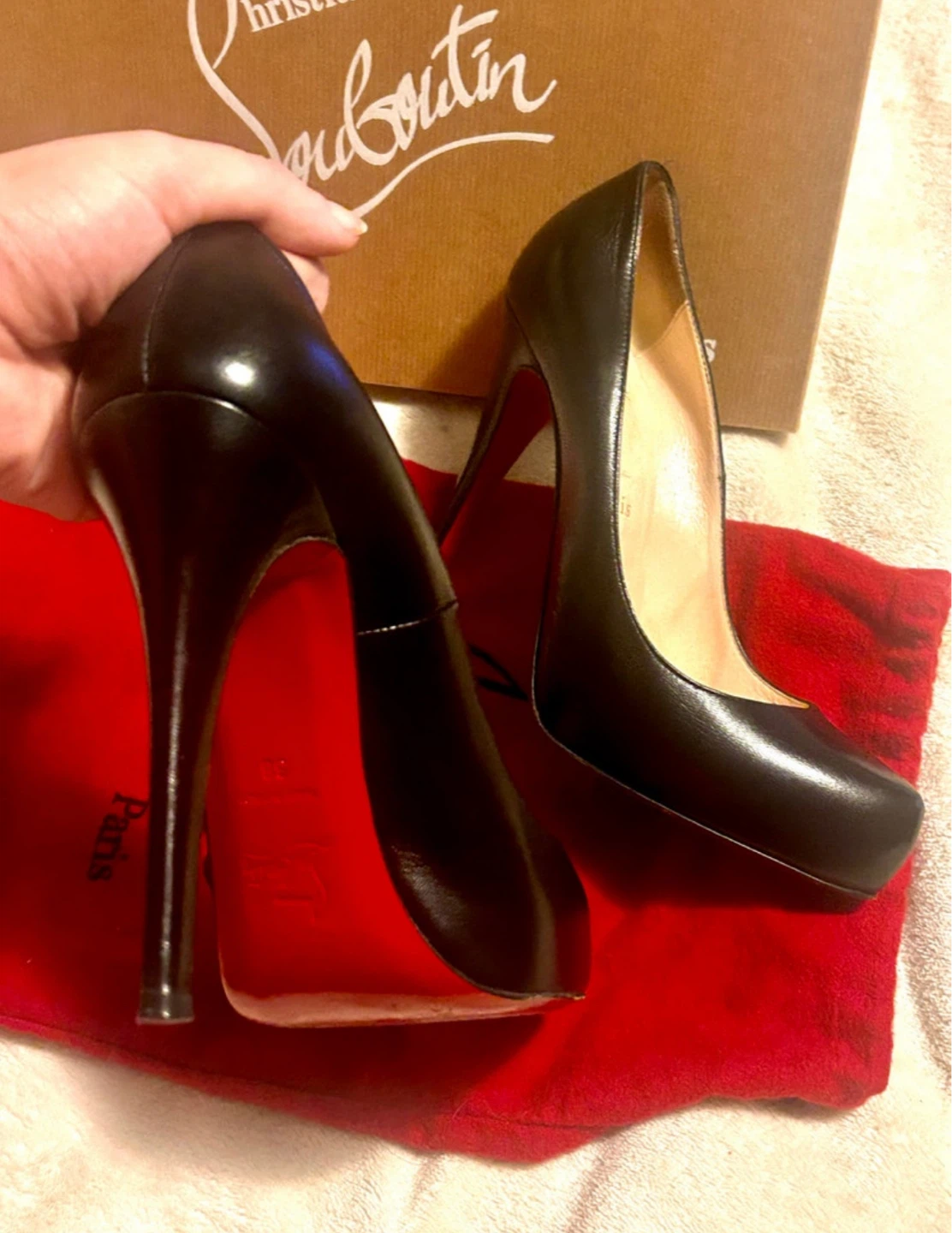 SALE Christian Louboutin Rolando Platform Heels - photo 3