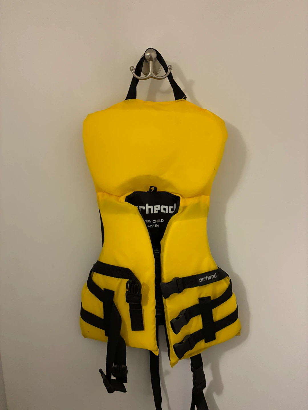 Airhead Yellow Child Life Jacket - 14-27 Kg
