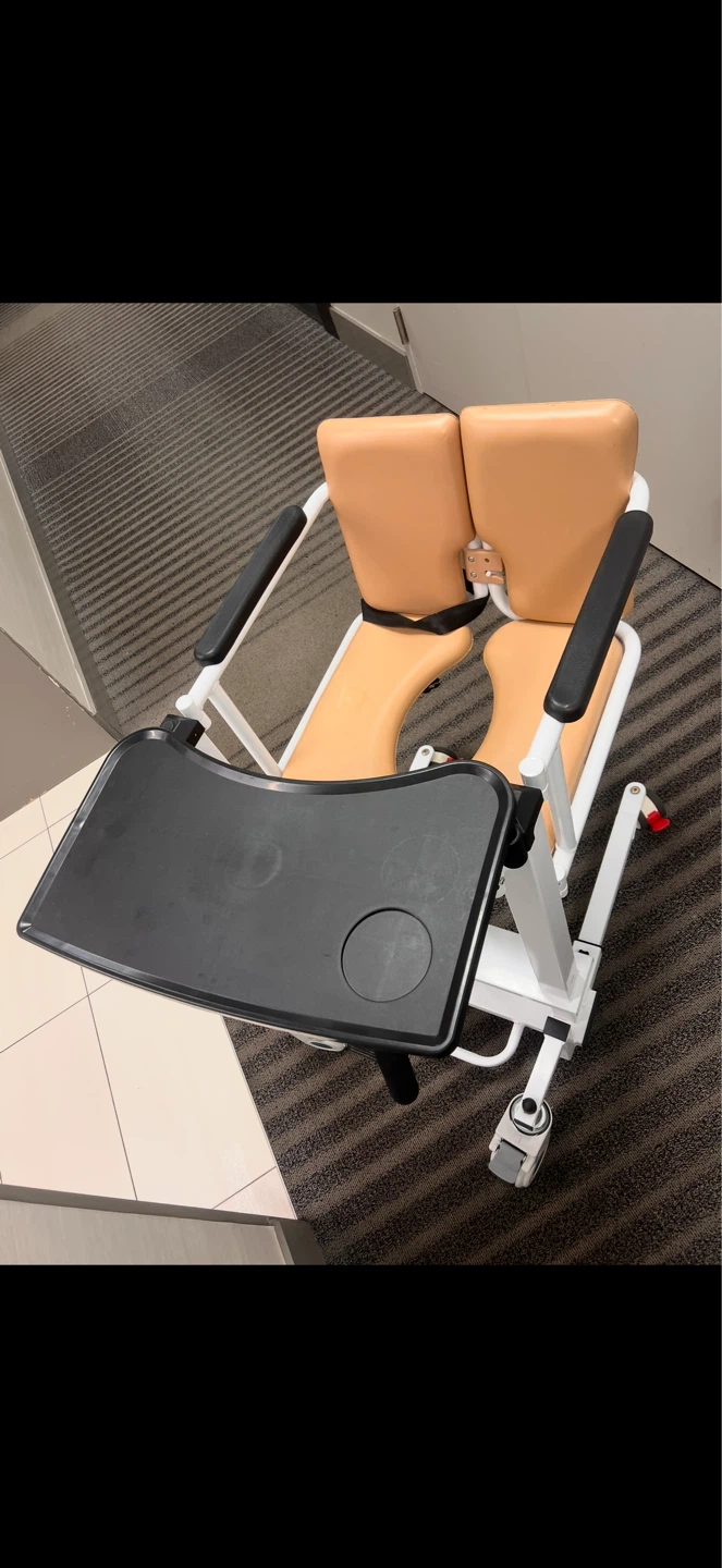 Patient Lift Transfer Aid Chair with Tray - photo 3
