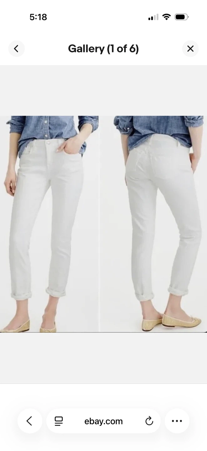 J. Crew White Jeans - Size 30 - photo 3