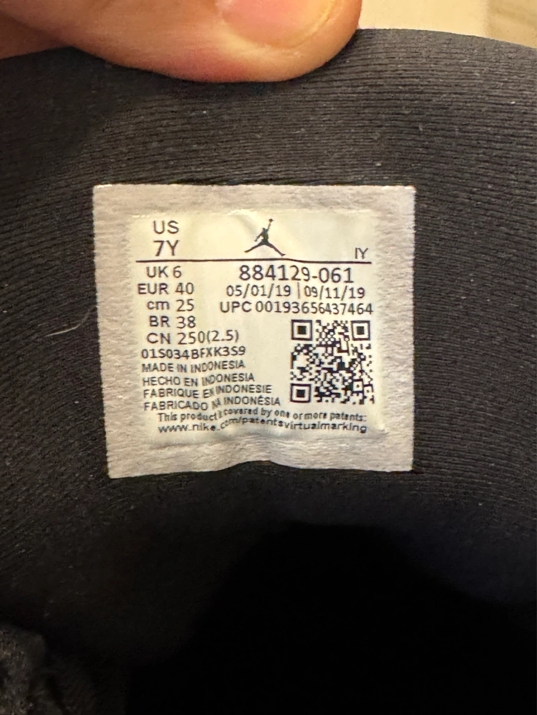 Air Jordan 13 Retro (GS) Black White Red Basketball Shoes US 7Y - photo 4