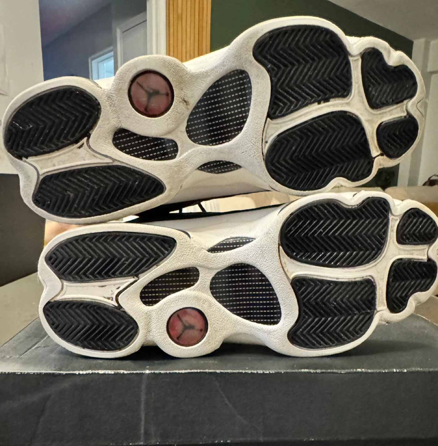 Air Jordan 13 Retro (GS) Black White Red Basketball Shoes US 7Y - photo 5