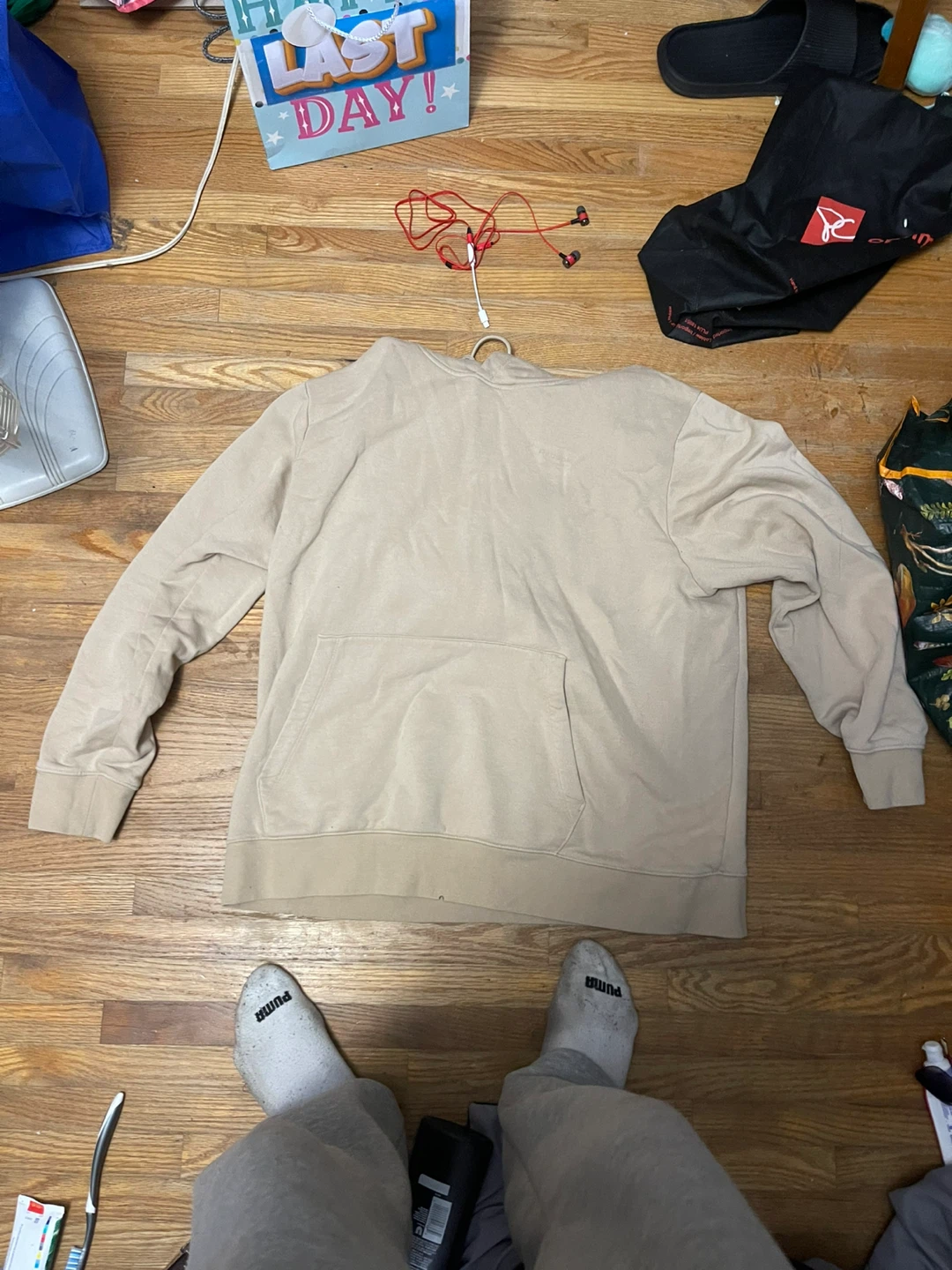 Reebok Beige Hoodie - photo 2