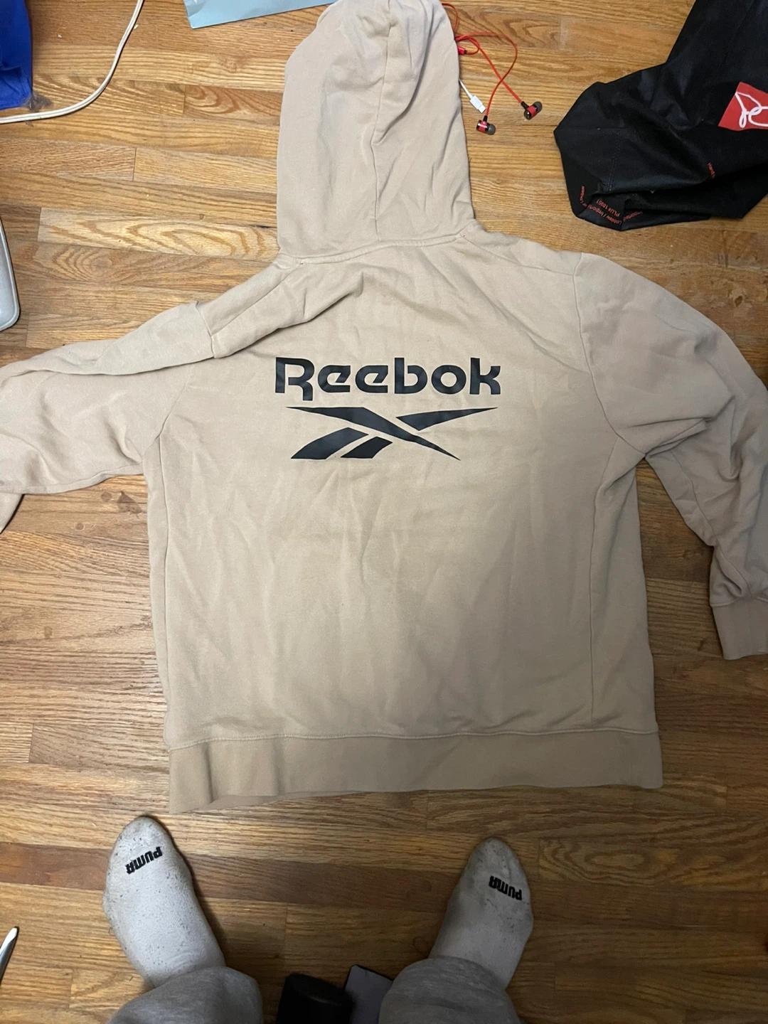 Reebok Beige Hoodie