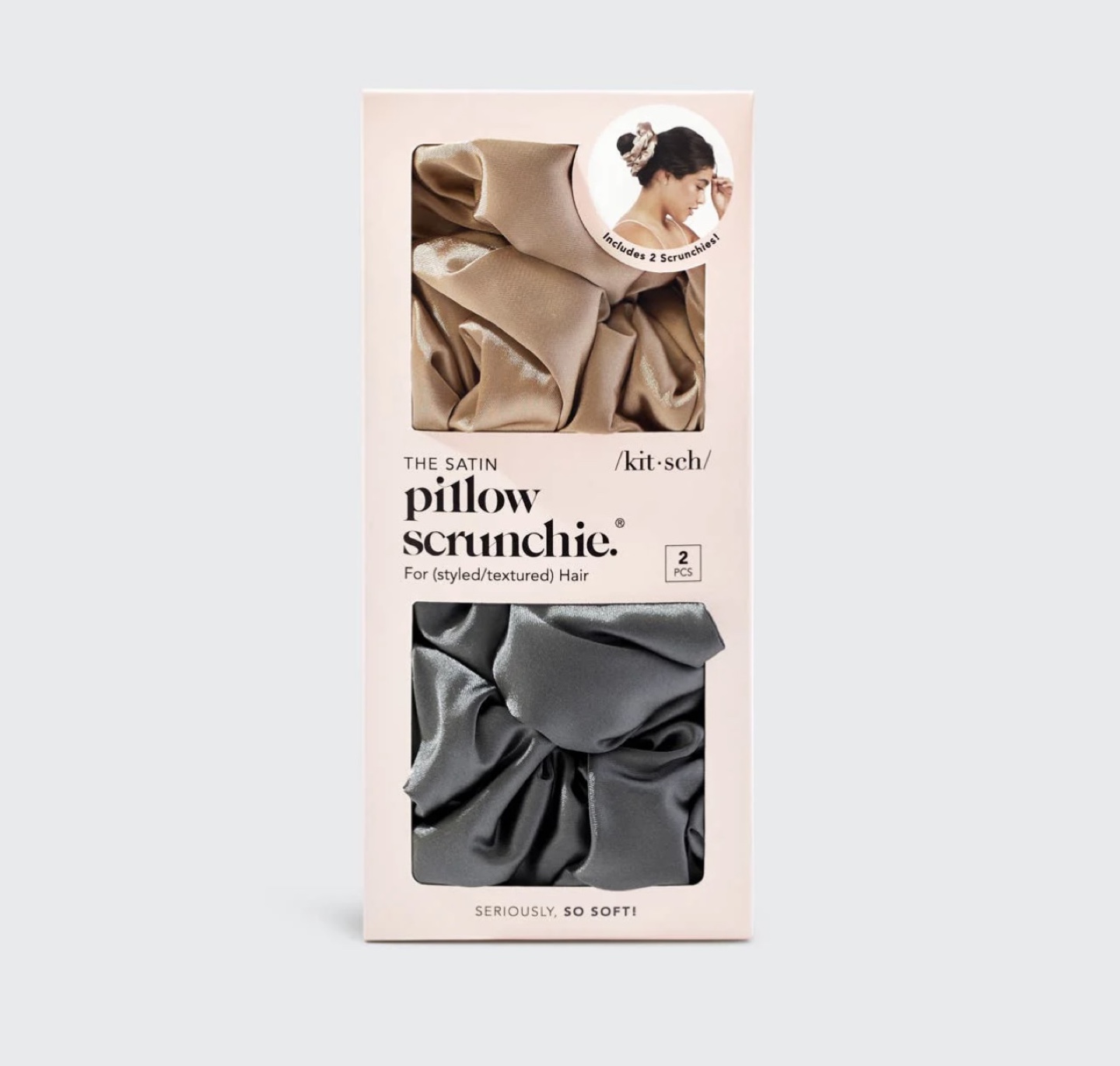Kitsch The Satin Pillow Scrunchie Set - photo 4