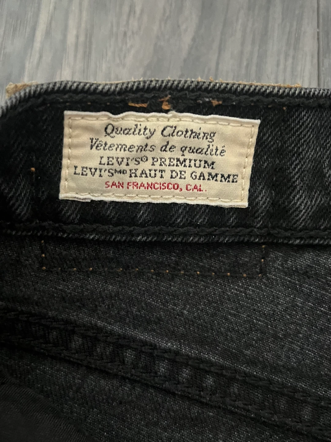 Levi’s Wedgie Bootcut Buttillon Black Denim Jeans | Women - photo 4