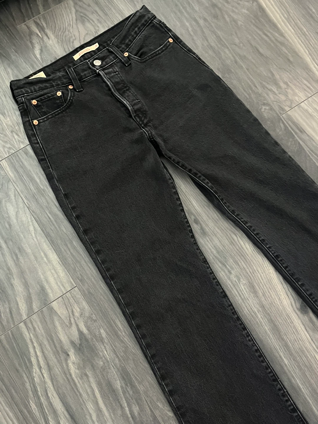 Levi’s Wedgie Bootcut Buttillon Black Denim Jeans | Women - photo 2