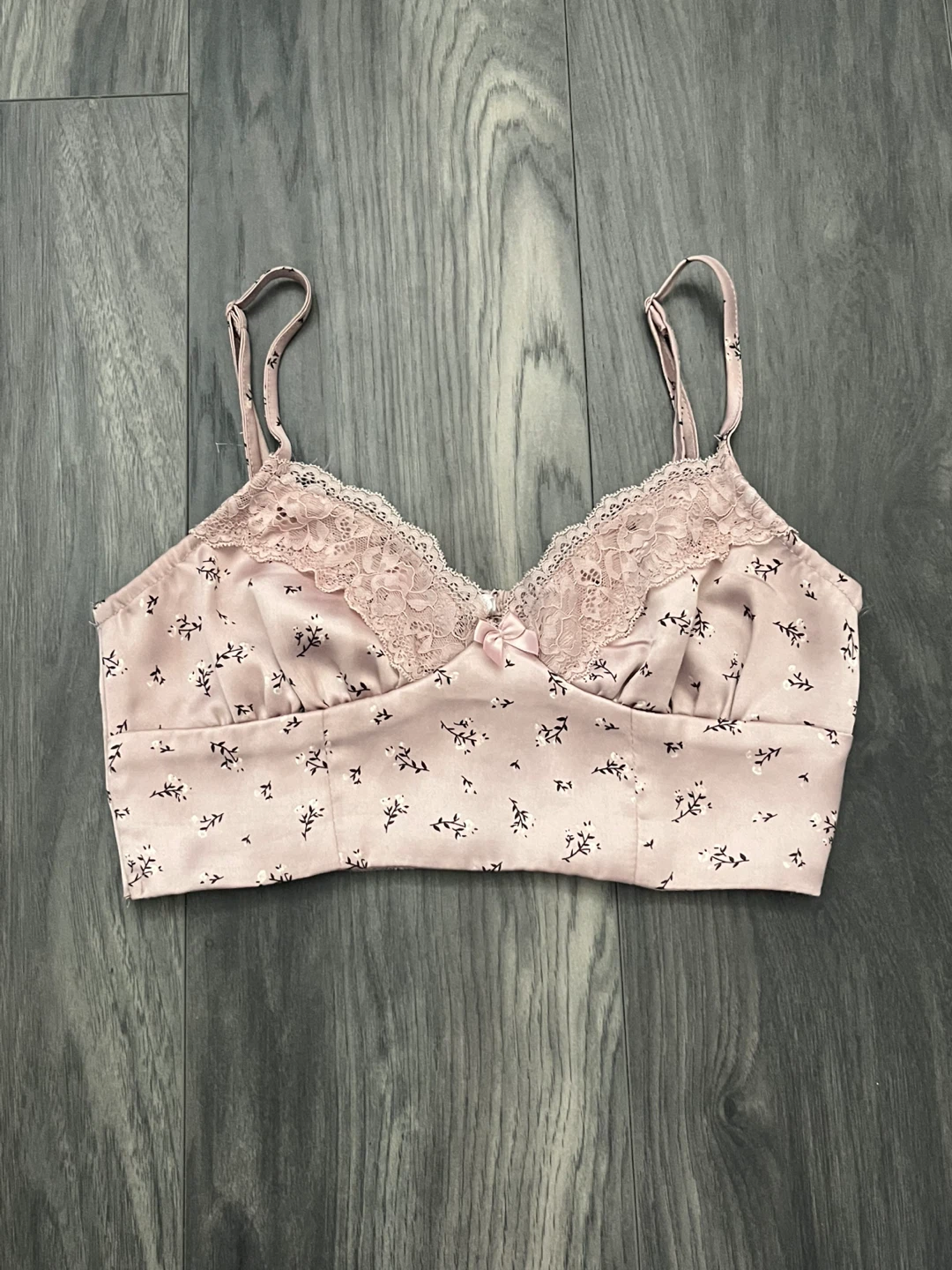 Garage Nova Satin Lace Trim Camisole | Women