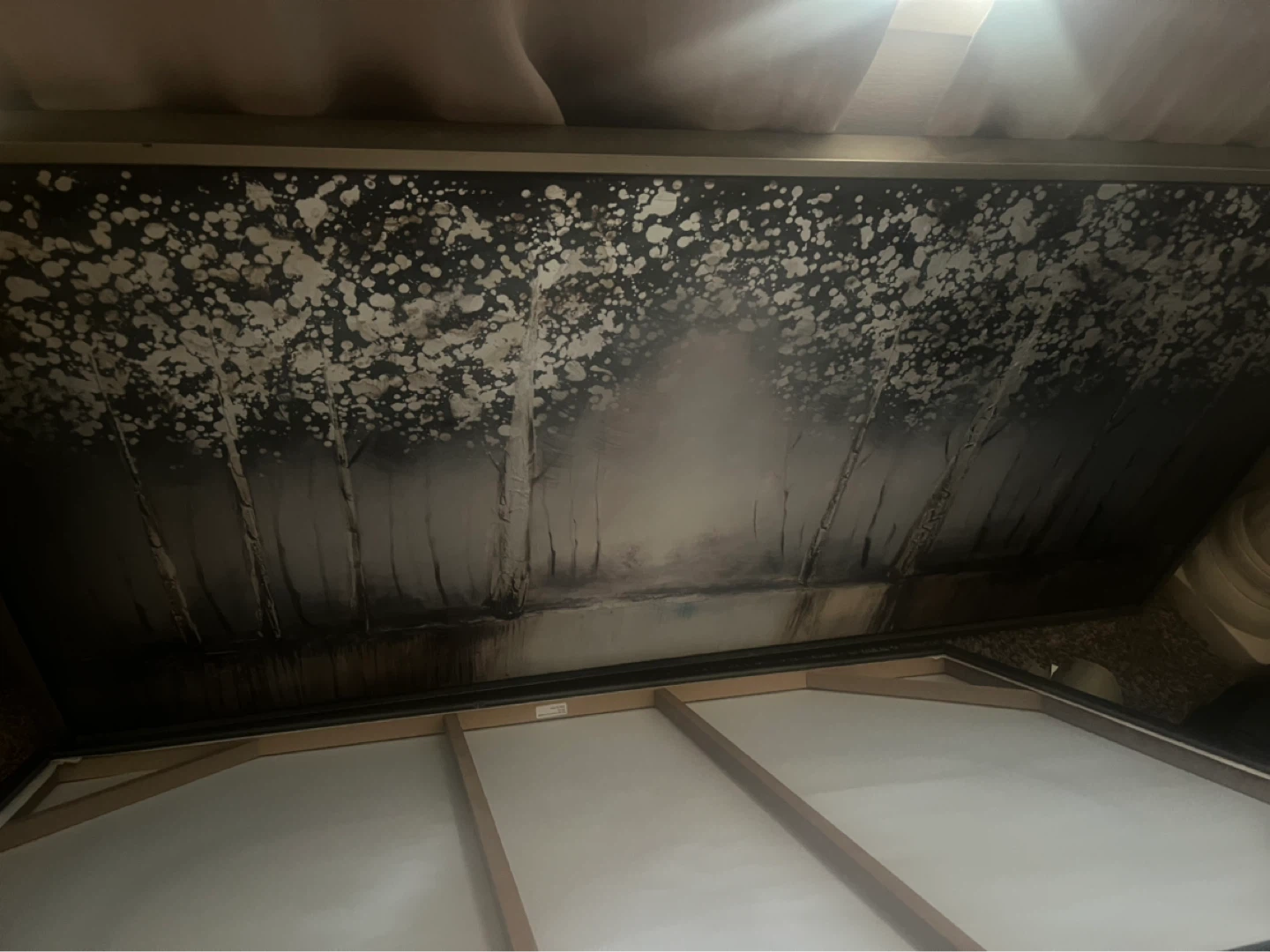 Abstract Trees Landscape Wall Art Canvas