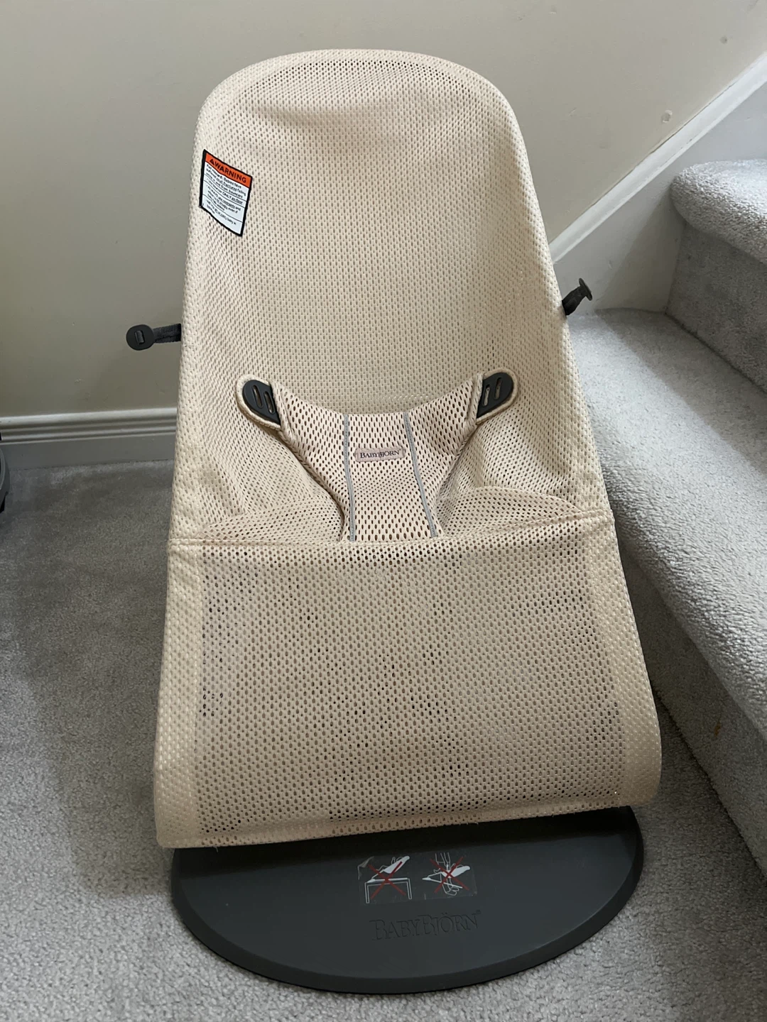 BabyBjörn Bouncer soft pink