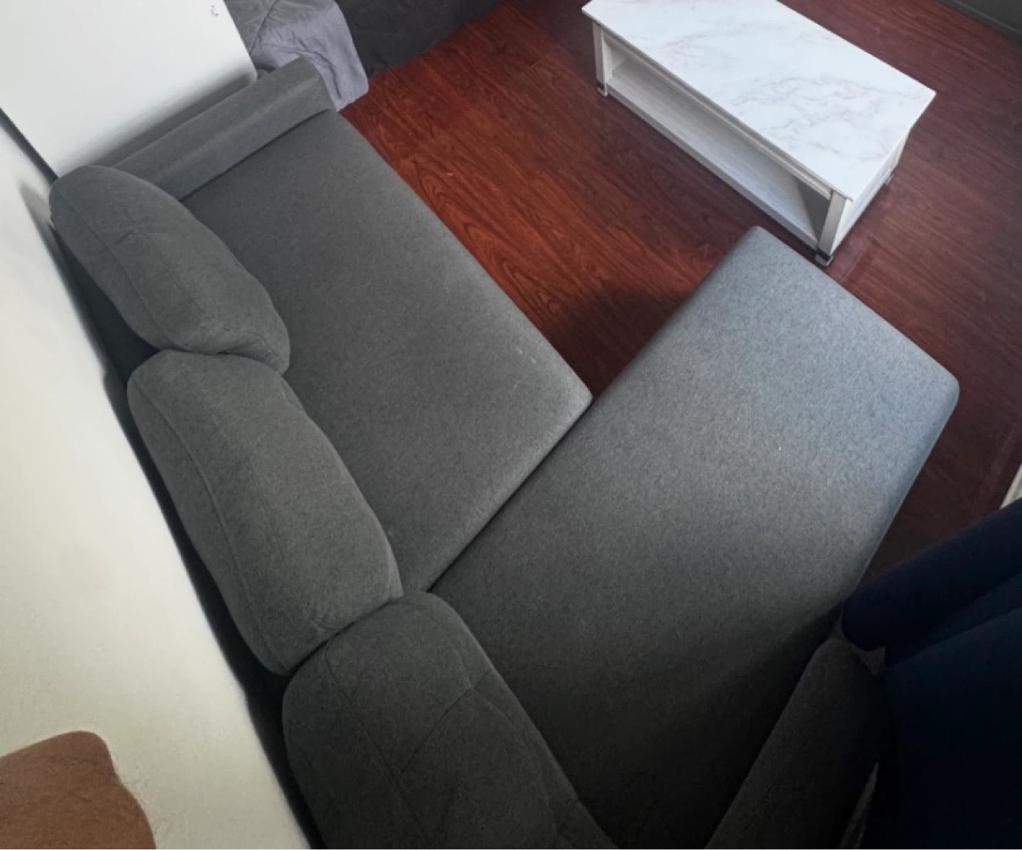 Grey Sectional Sofa with Storage - photo 2