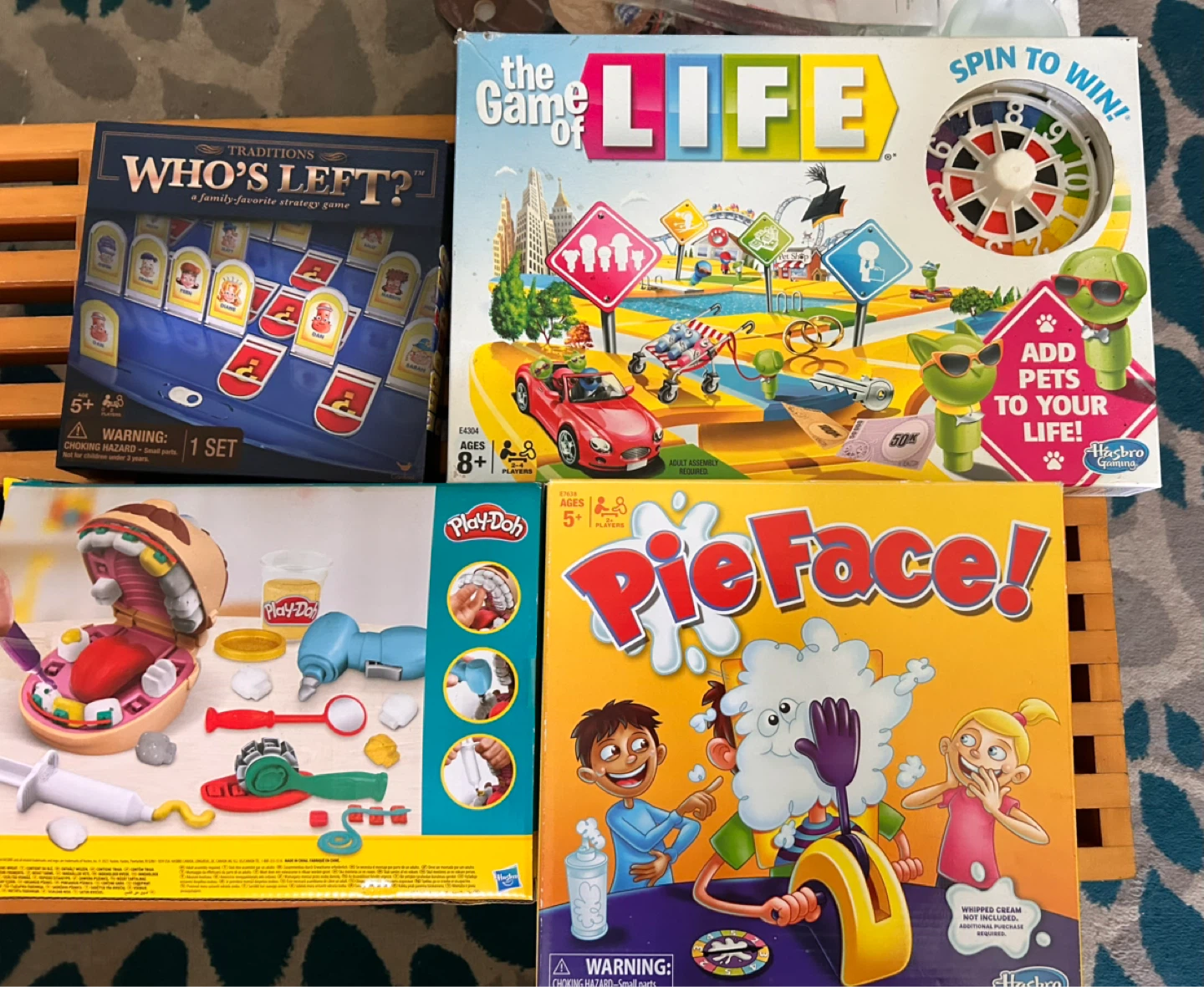Set of board games (FREE)