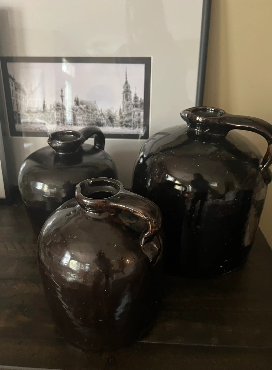 Curated Collection of Vintage Stoneware Jugs - photo 3